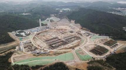 美得像景点:在建全球最大 深圳东部垃圾焚烧发电工厂
